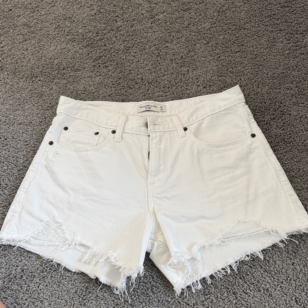 Abercrombie Baggy Low Rise Jean Shorts